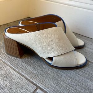 AQUATALIA Janna Crisscross Suede Sandals White